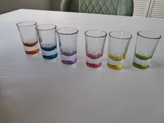 Bicchierini da amaro colorati