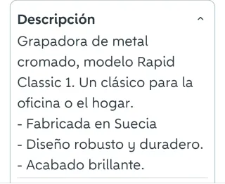 Grapadora Rapid Classsi 1