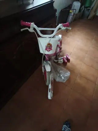 Bicicleta Paw Patrol 12 rosa