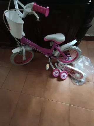 Bicicleta Paw Patrol 12 rosa