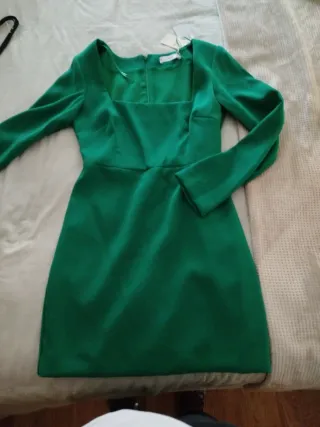 Vestido corto verde