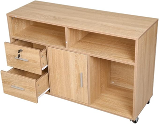 Mobile Multiuso Porta Stampante in Legno con 3 Men