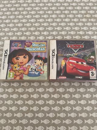 Lote 2 Juegos Nintendo DS: Dora y Cars