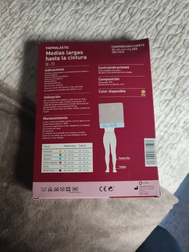 Medias Farmalastic Largas Compresión Fuerte