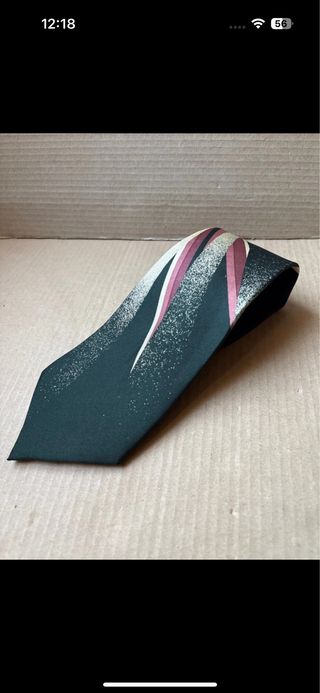 Cravatta vintage seta francese