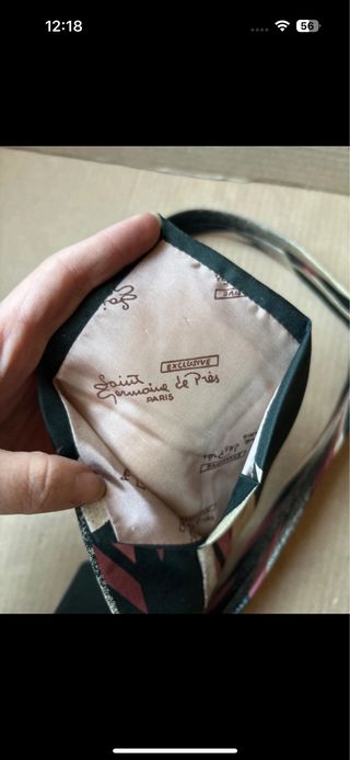 Cravatta vintage seta francese