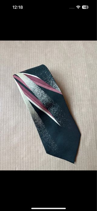 Cravatta vintage seta francese