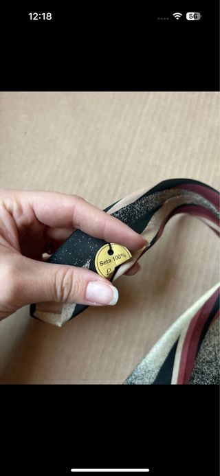 Cravatta vintage seta francese