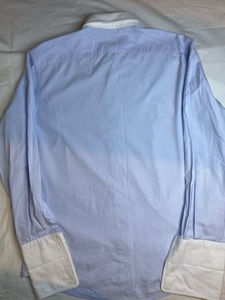 Camicia Gucci Uomo Blu/Bianco
