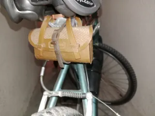 Bicicleta de montaña verde