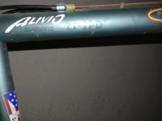 Bicicleta de montaña verde