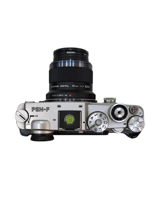 Olympus PEN-F Cámara + Objetivo + Bolso