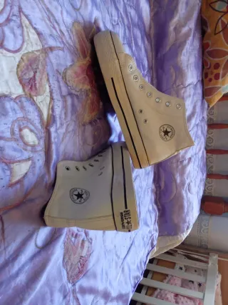 Zapatillas Converse Beige/Blanco Mujer