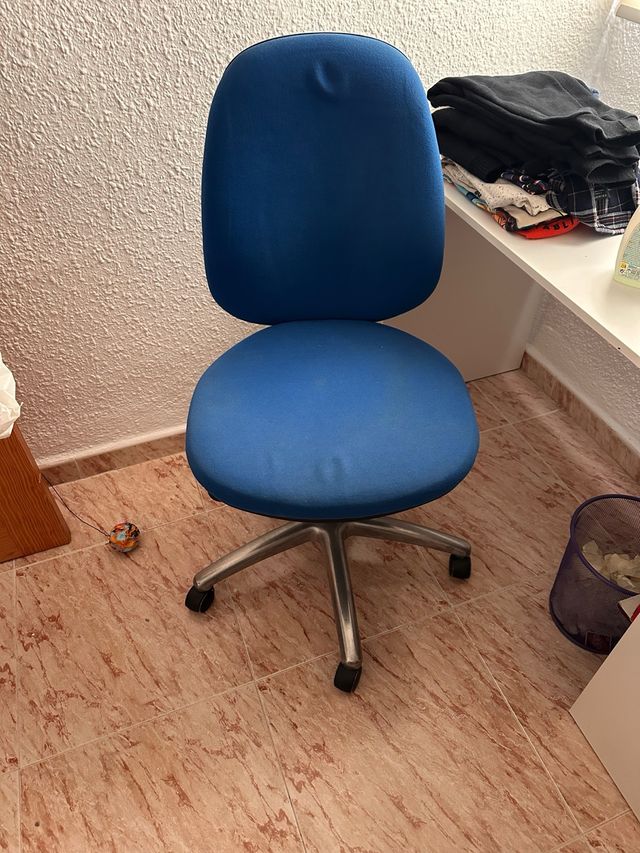 Silla de escritorio azul