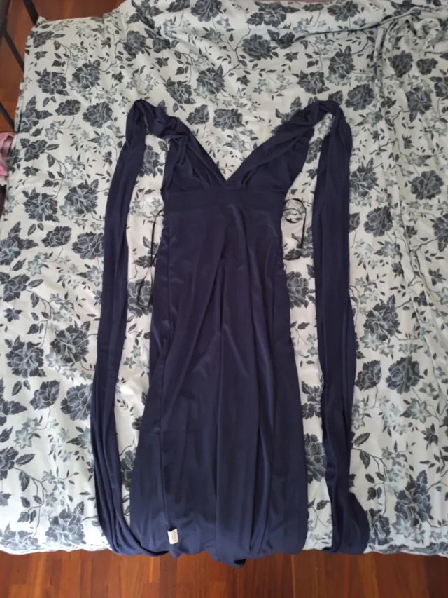 Vestido multiforma talla 38 azul