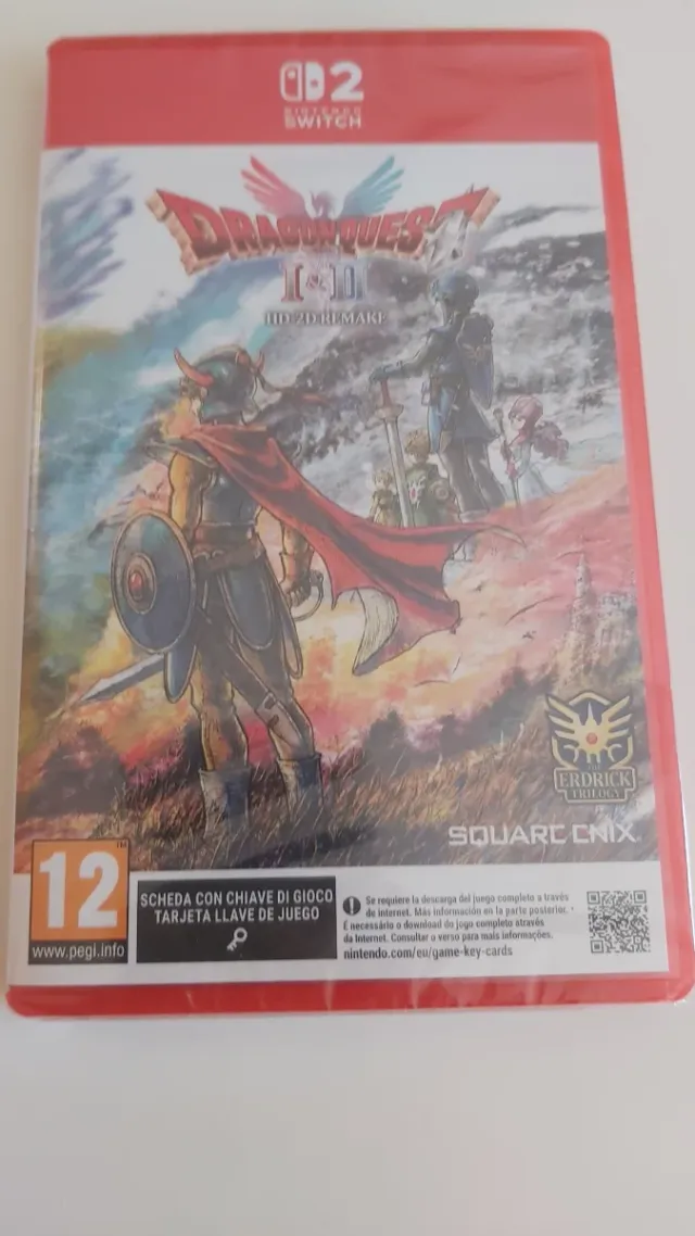 DRAGON QUEST 1 Y 2 HD SWITCH 2 NUEVO PRECINTADO