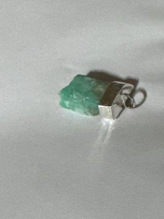 Colgante Esmeralda en Bruto