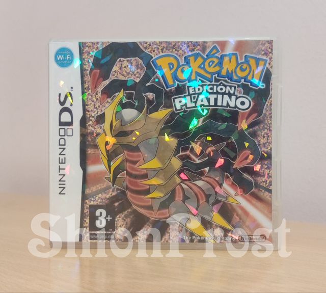 Caja HOLOGRÁFICA TRIÁNGULOS Pokémon Platino