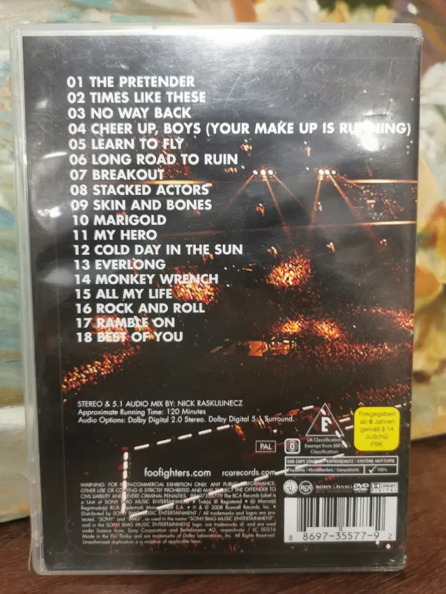 DVD Foo Fighters Live at Wembley Stadium