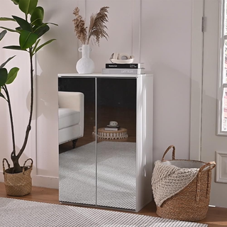 Scarpiera Salvaspazio 2 Ante e 6 Ripiani Porta Sca