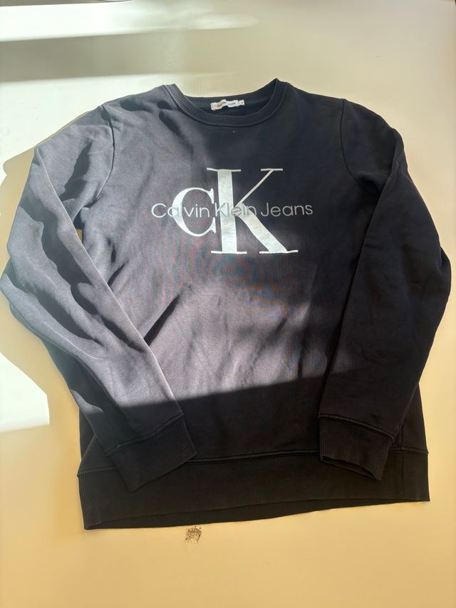 Sudadera Calvin Klein Jeans Negra