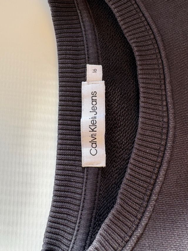 Sudadera Calvin Klein Jeans Negra