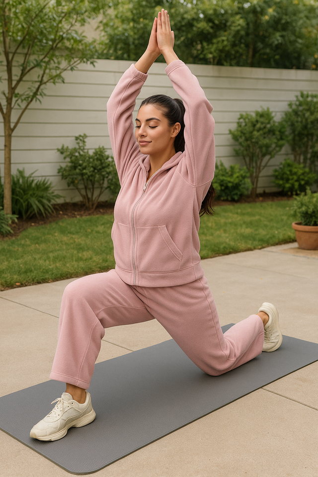 Conjunto pijama rosa