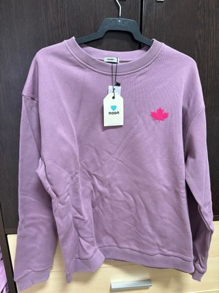 Sudadera Noon Morada Talla M Nueva
