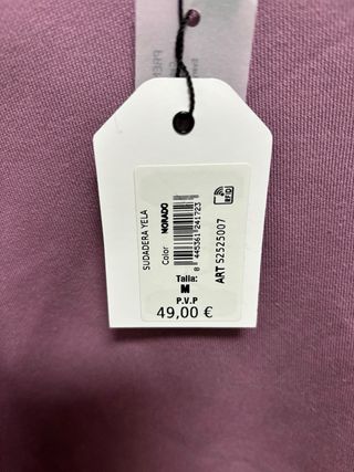 Sudadera Noon Morada Talla M Nueva