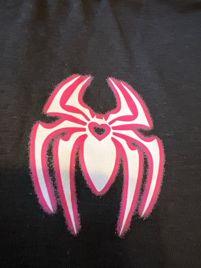 Camiseta Spiderman Negra Talla M