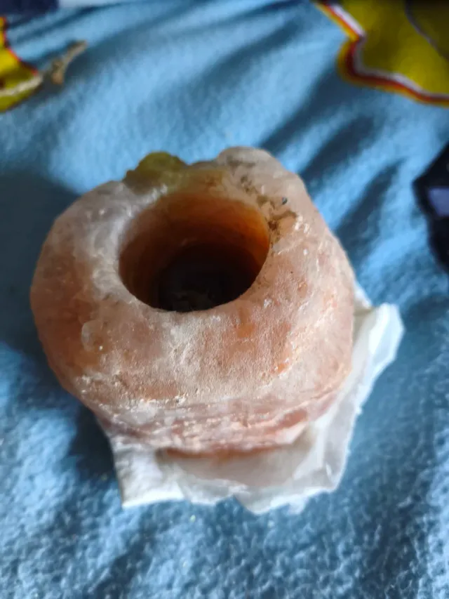 Portavelas Sal Himalaya Piedra