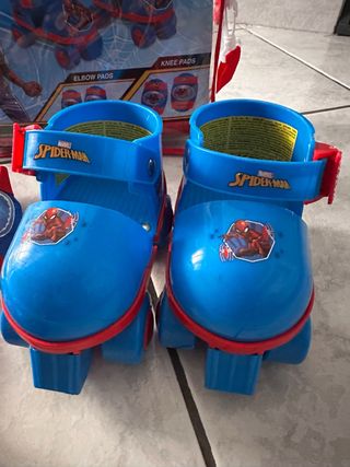 Rollerblade Spiderman Bambino con protezioni NUOVO