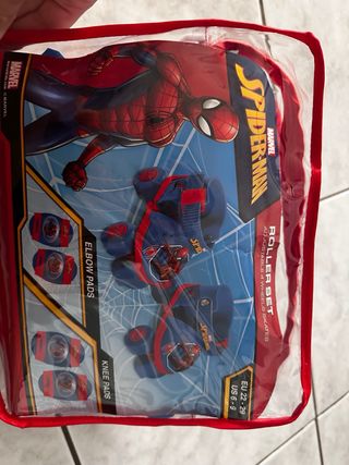 Rollerblade Spiderman Bambino con protezioni NUOVO