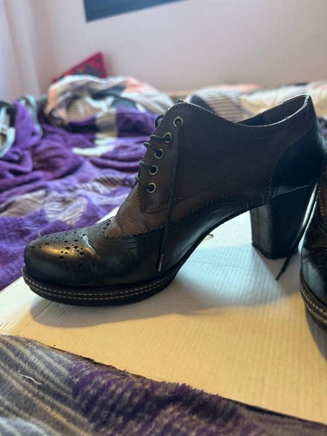 Zapatos Francesco Morichetti Negros/Marrones