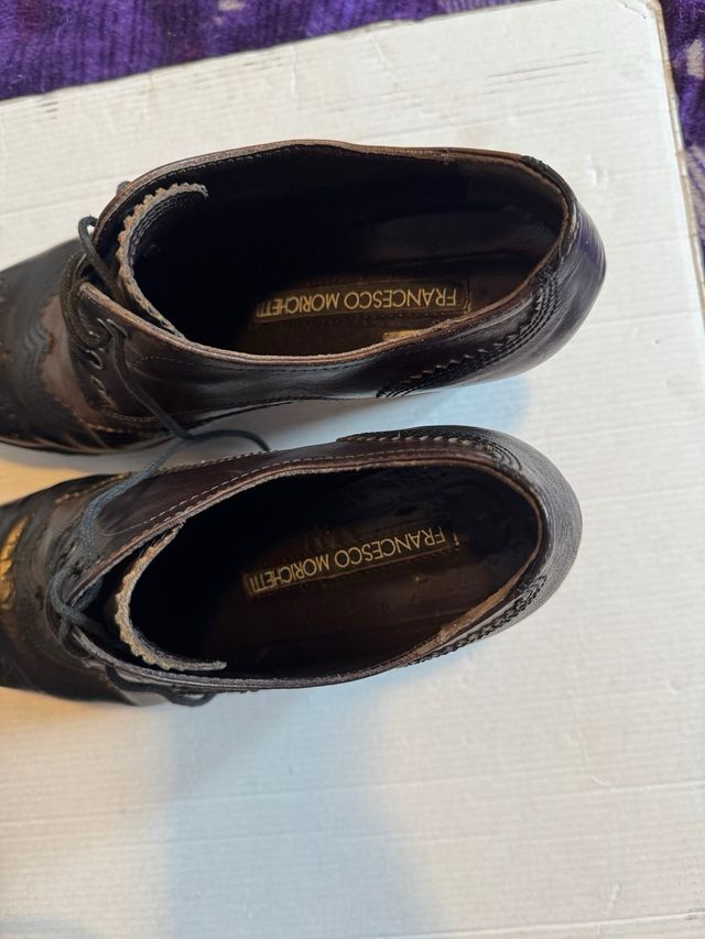 Zapatos Francesco Morichetti Negros/Marrones
