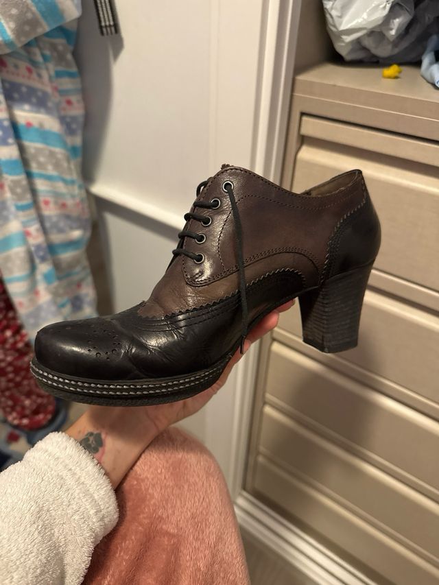 Zapatos Francesco Morichetti Negros/Marrones