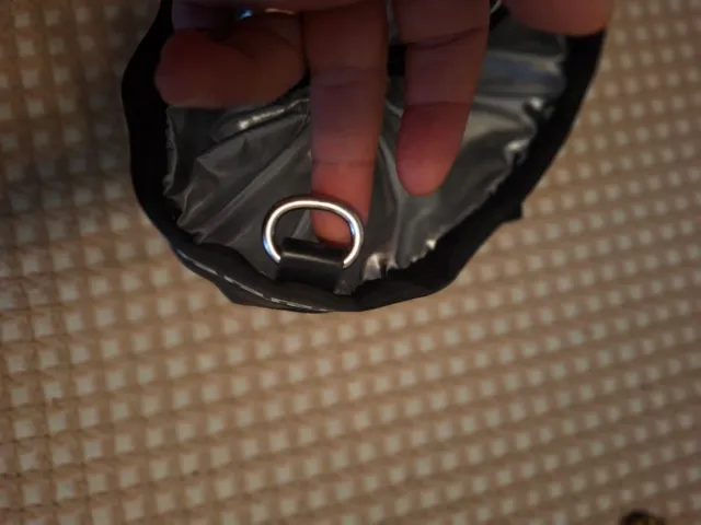 Bolsa Versace Preta e Prata