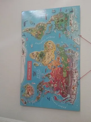 Puzzle Mapa del Mundo Educativo
