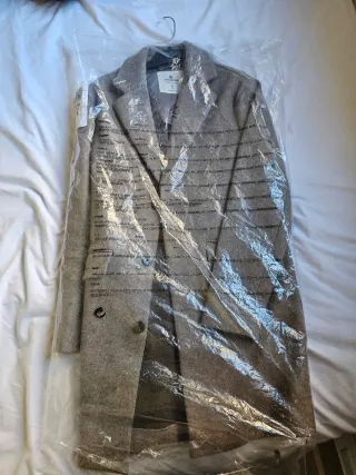 Abrigo largo Springfield Talla S Marrón claro