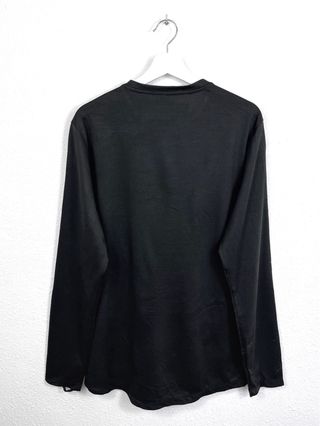 Camiseta Manga Larga Wrangler Deporte Negra Retro