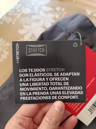 Pantalones de trabajo Velilla talla 46 gris