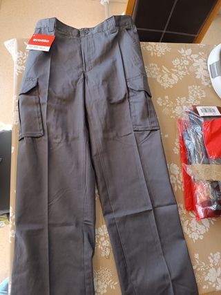 Pantalones de trabajo Velilla talla 46 gris