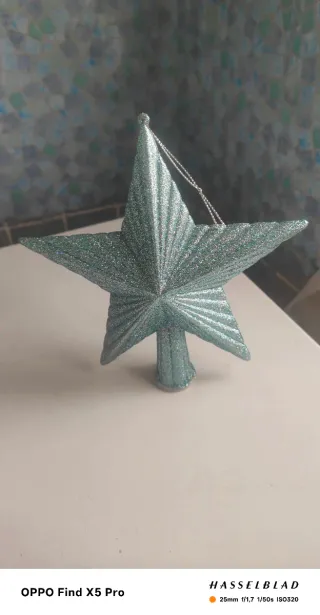 Punta stella albero di Natale