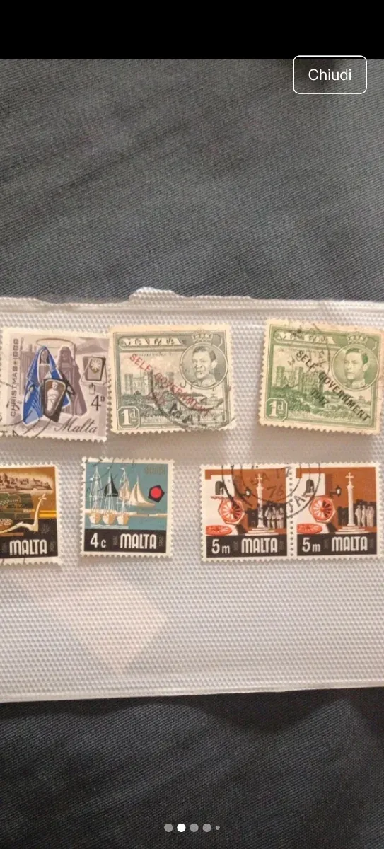 Francobolli Malta anni 40/50/60
