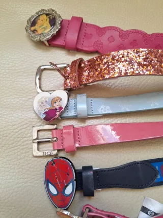 Lote cinturones niña