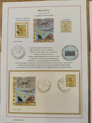 Francobolli e FDC Giornata del Francobollo 1966