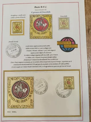Francobolli e FDC Giornata del Francobollo 1966