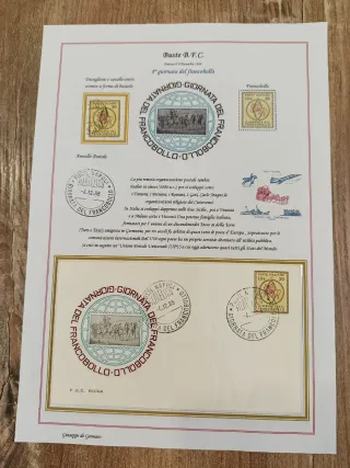 Francobolli e FDC Giornata del Francobollo 1966