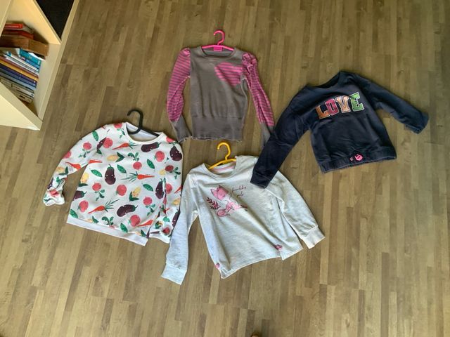 Conjunto 4 camisetay jerseys niña 6 años