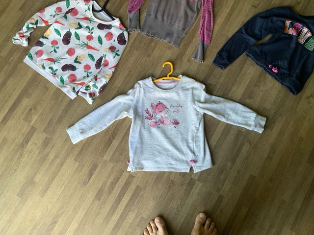Conjunto 4 camisetay jerseys niña 6 años